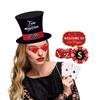 25pcs Poker Theme Photobooth Prop Las Vegas Photo Booth Props Poker Selfie Prop for Birthday Theme Party Decorations Poker Party Decoration