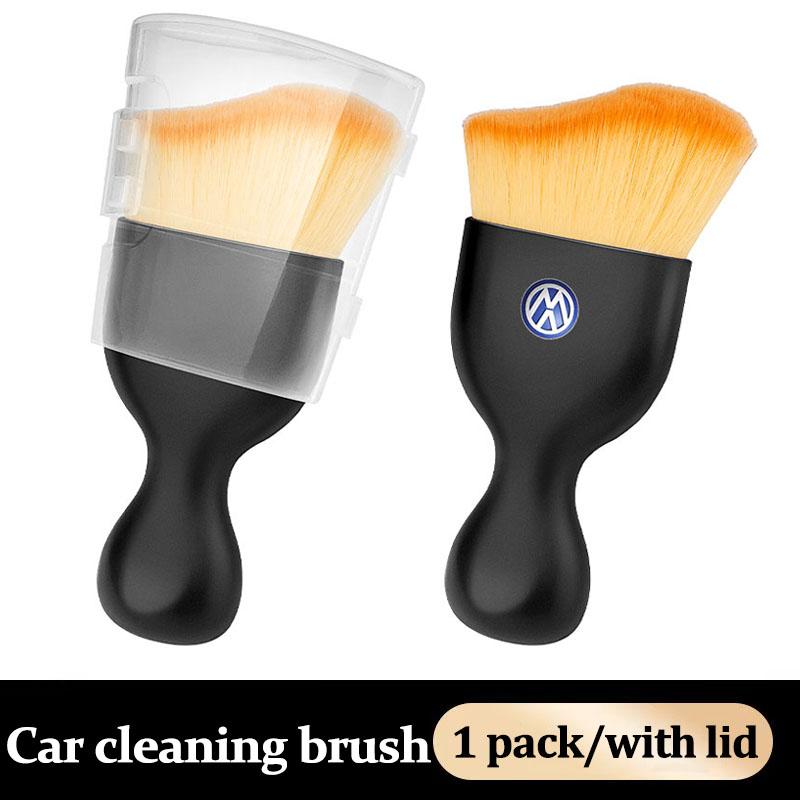 

VW GTI GOLF 2026 Hot For VW VOLKSWAGEN Car Cleaning Soft Brush With Casing Air Vent Clean Tool Dusting Crevice Brush Auto Interi