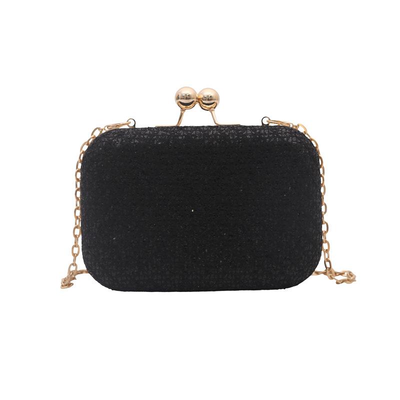 Casual Clutch Bag Evening Bag Glitter Chain Strap Women Handbags Crossbody Bag