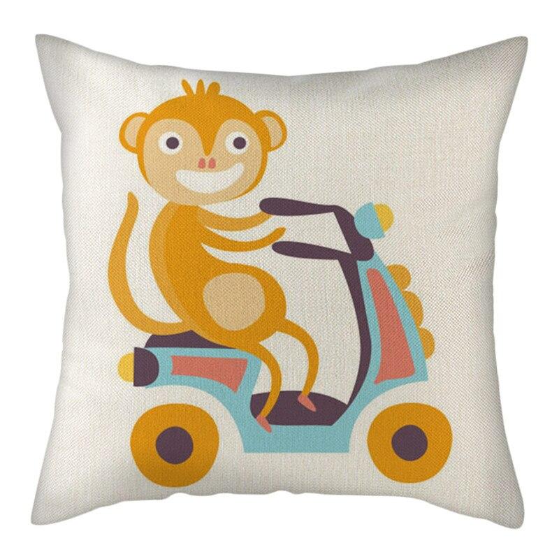 monkey cushion cover