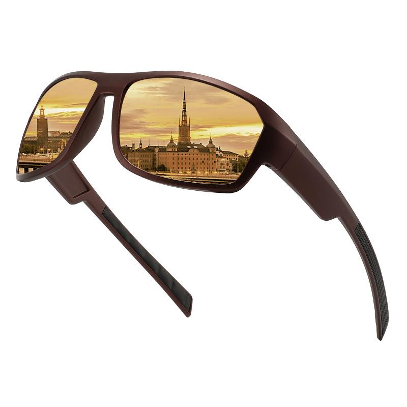 New Outdoor Cycling Glasses Sports Sunglasses Cross Border Men's Polarized Fishing Box Driving