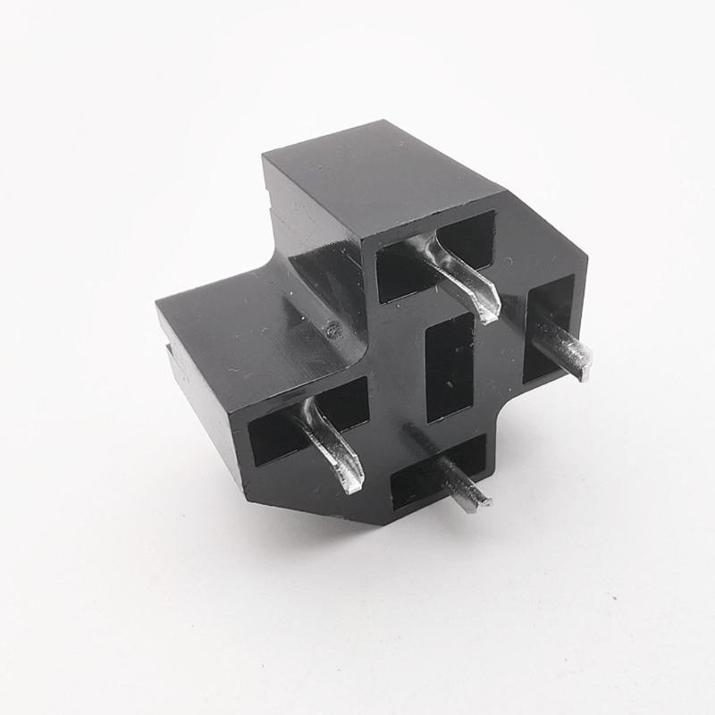 High Temperature Resistant 4/5 Pin PCB Mount Relays Socket 40A Capacity SPDT Relays Socket Connector