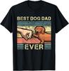 Best Dachshund Dad Ever Funny Wiener Dog Animal Lover Father T-Shirt