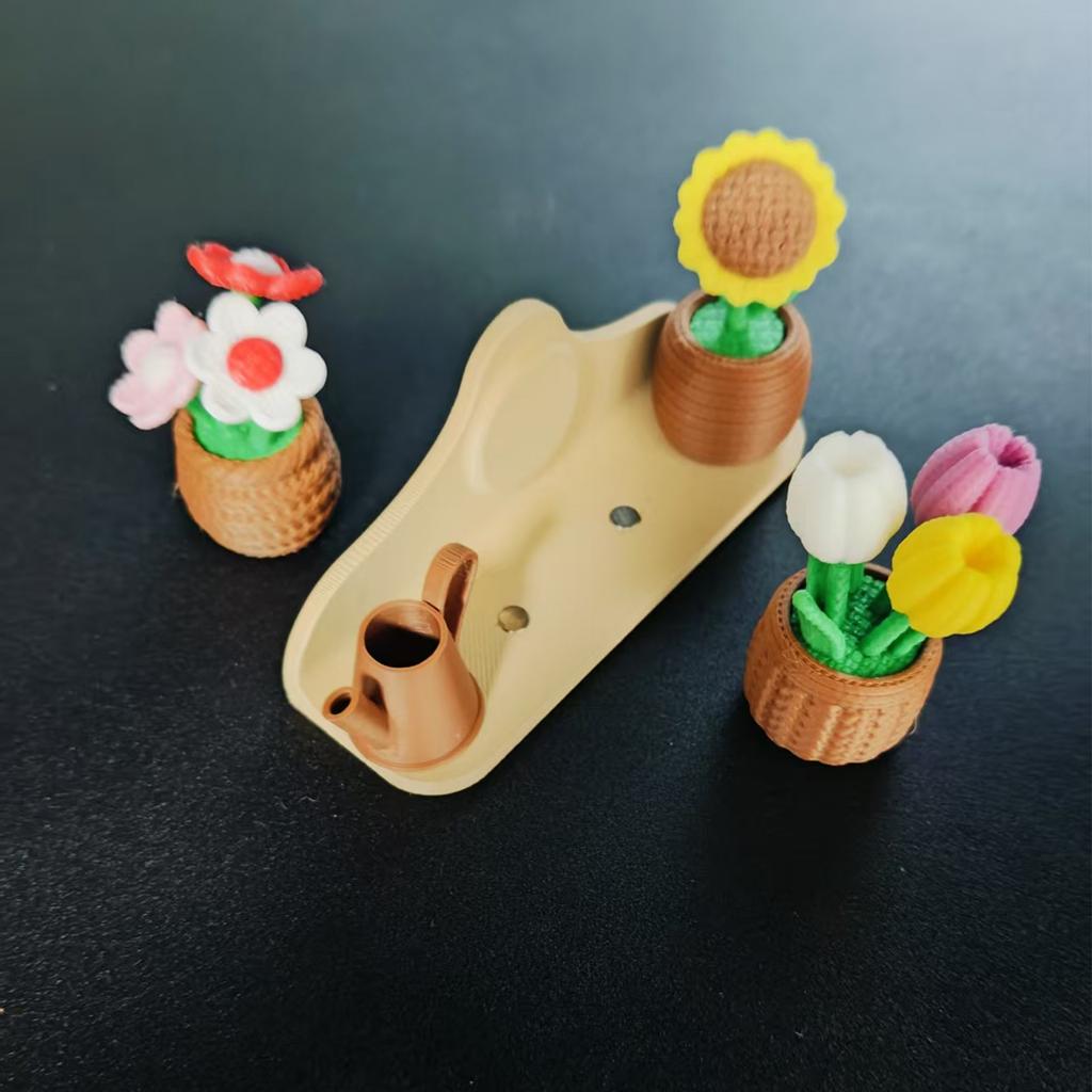 4 Pieces Of Vase Magnets Are Suitable For Refrigerators, Desktop Decorations, Home Fronts And Any Other Flat Or Magnetic Places (3D)