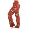 Women  Winter Print Pants Full Length Long Trousers Sports Pants