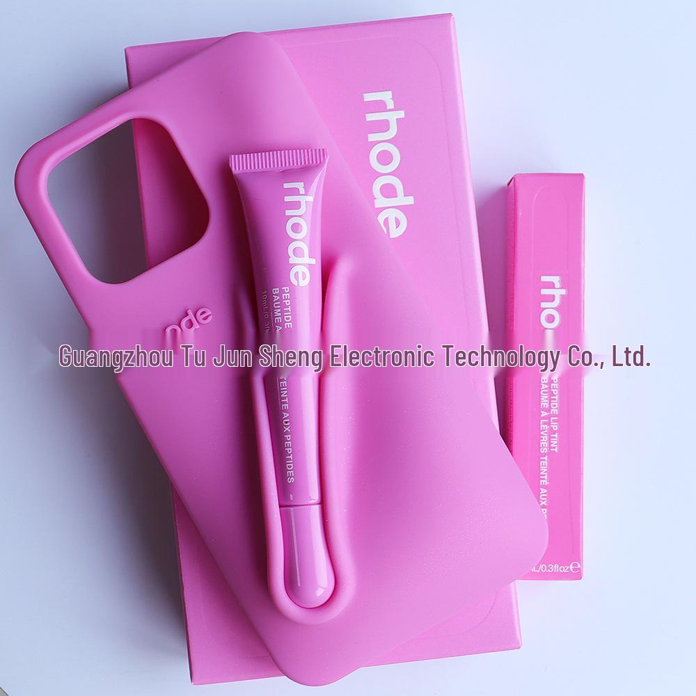 

Набор чехлов для телефона RHODE Lipstick Lip Gloss для iPhone 14/15/16 Pro Max iPhone 15
