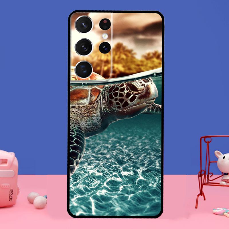 Ocean Sea Turtle Phone Case For Samsung Galaxy S21 Ultra S20 FE S8 S9 S10 S21 Plus Note 20 Ultra Full Cover