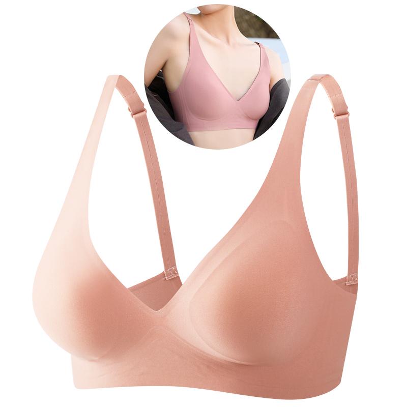 

Женский бесшовный бюстгальтер без косточек, бюстгальтеры с эффектом пуш-ап, спортивные бюстгальтеры для фитнеса, сексуальное женское белье, женское нижнее белье, Femme Bralette S-XL XL розовый