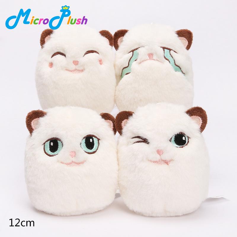 Lianmeng Tribe Cute Cat Paw Plush Toy - Adorable White Kitten Doll Pendant Gift