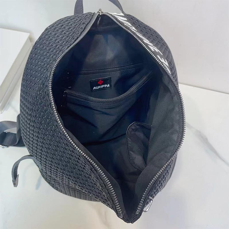 Nylonowy plecak Modna torba damska Projektant torby siatkowej Plecak Spersonalizowany nieregularny plecak z dużą kieszenią Casualowa torba dojazdowa