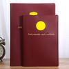 2025 Edition A5 Party Study Notebook, 16K Business Meeting Journal, Imitation Leather B5 Record Book