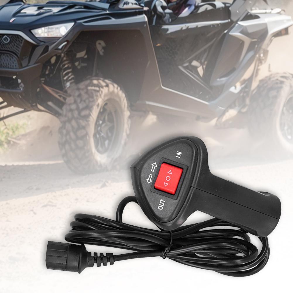 Electric Winch Remote Control Controller 3 Prong Winch Controller Replacement for Car Off‑Road Vehicle