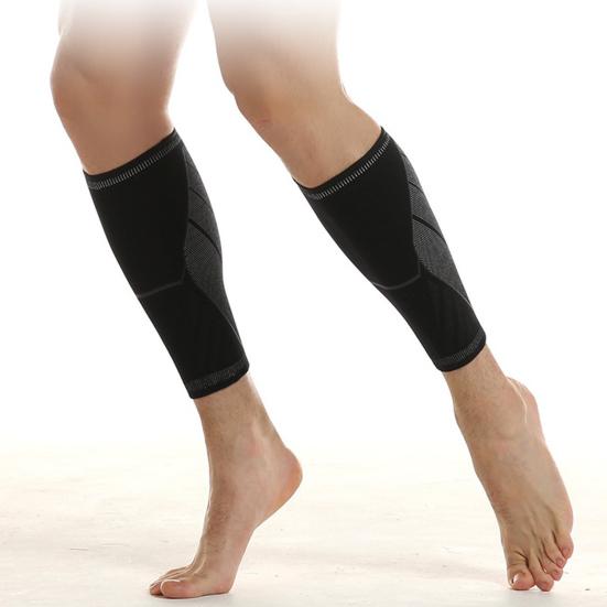1Pc Shin Protector Soft Fabric Non-Slip Comfortable Breathable Tear Resistant Calf-Protector Skin-touch Shockproof