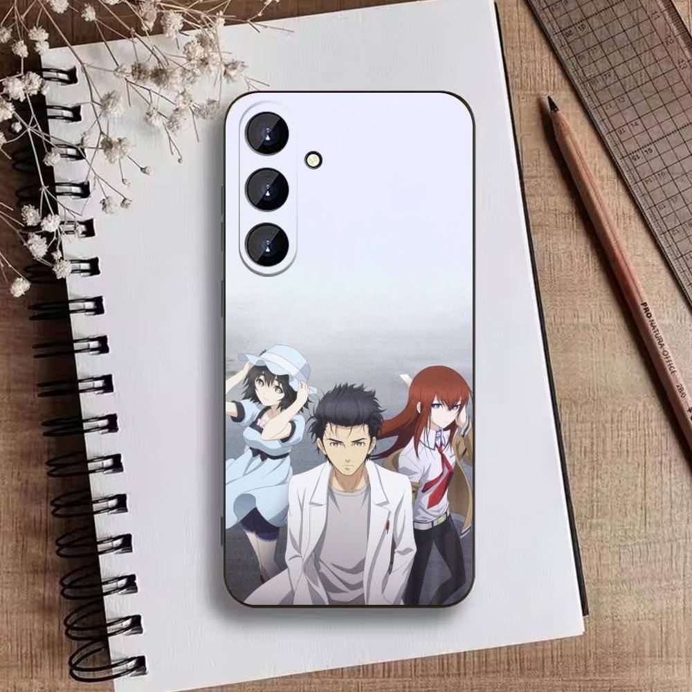 G-Rintaro V-Okabe STEINS GATE  Phone Case For Samsung Galaxy A73,21,22,32,71,53,52,51,80,5G Soft Black Cover