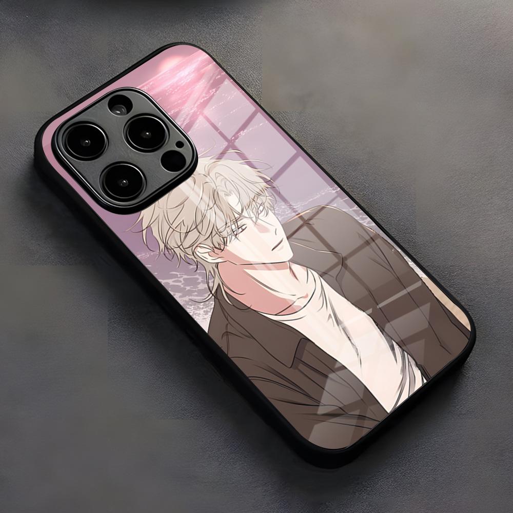 Low Tide In Twilight Anime Phone Case For IPhone 17 Pro Max 16 15 14 Pro Max 13 11 X Xs Xr 8 7Plus Glass Cover