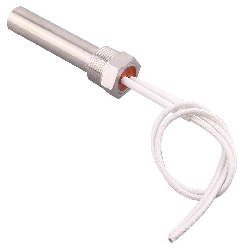 DN20(3/4 ")Heizpatrone 220V Elektrischer Warmwasserbereiter Zylindrisches Tauchheizelement 250W/500W/1kW/1.5/2kW SUS304