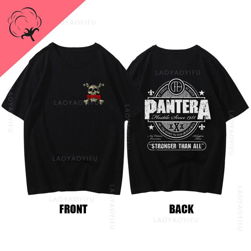 Тема Хэви-метал группы Pantera 100% Хлопок Летняя Уникальная Уличная Одежда Футболка для Мужчин Женщин Глаз Змеи Череп Уличная Мода Топ S