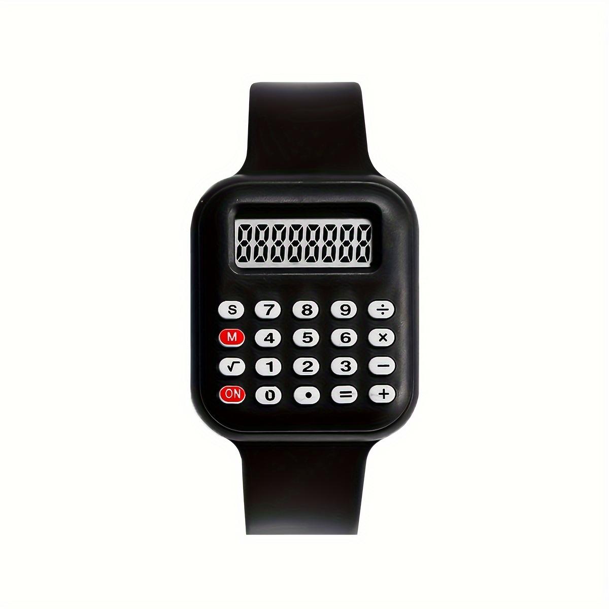 

Многофункциональные электронные калькуляторы для студенческой вечеринки, детские часы с функцией даты, цифровой дисплей, подарок на праздничный вечер чёрный