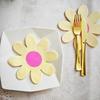 20Pcs/Set White Daisy Flower Paper Napkins Party Disposable Tissues Towel Baby Shower Wedding Decoration