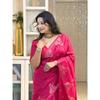 New Launch – Elegant Soft Banarasi Silk Saree with Pure Golden Zari Weaving & Royal Heavy Brocade Blouse