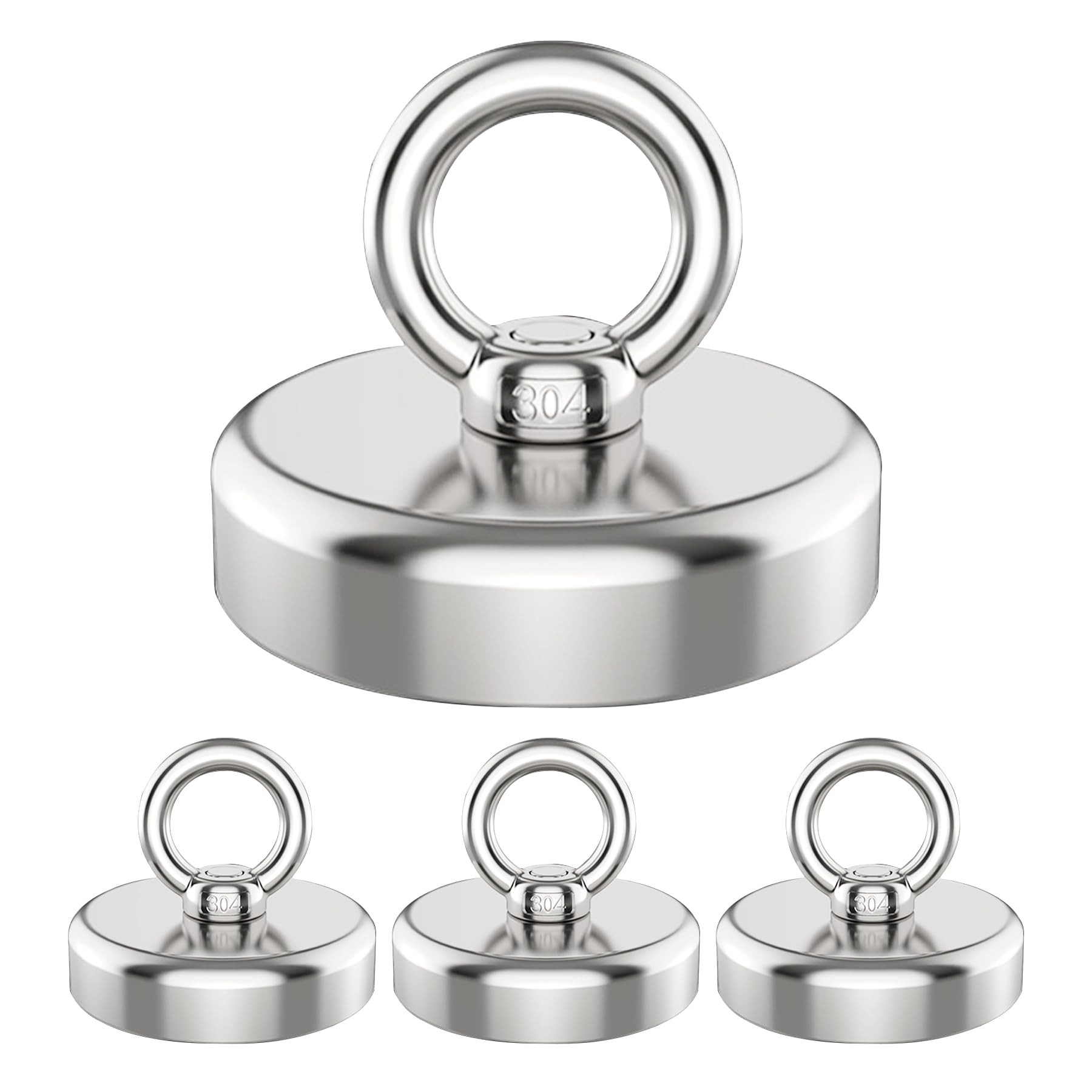 

Сверхпрочные магнитные крючки YESCUT грузоподъемностью 17 кг, 25 мм, из нержавеющей стали 304, прочные, съемные, для наружного и настенного монтажа, набор из (Набор 4), Емкость,