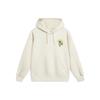 Li Ning X Disney Collaboration Monsters University Series Cartoon Print Fleece Warm Loose Pullover Hoodie Women Hoodies Off-White AWDT810-2