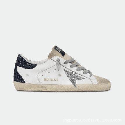 Chaussures décontractées pour hommes et femmes étoiles petites chaussures sales nouvelles polyvalentes chaussures de skate chaussures sales cuir de vachette chaussures blanches