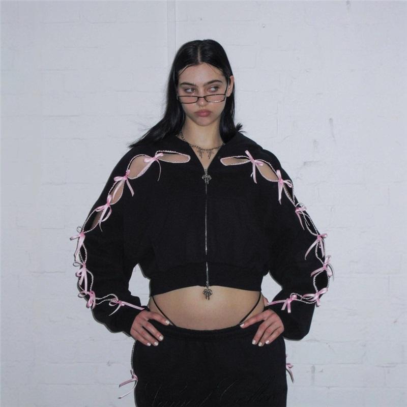 

Женская модная толстовка красная черная розовая - Удобная повседневная толстовка в стиле Бренди для женщин S чёрный