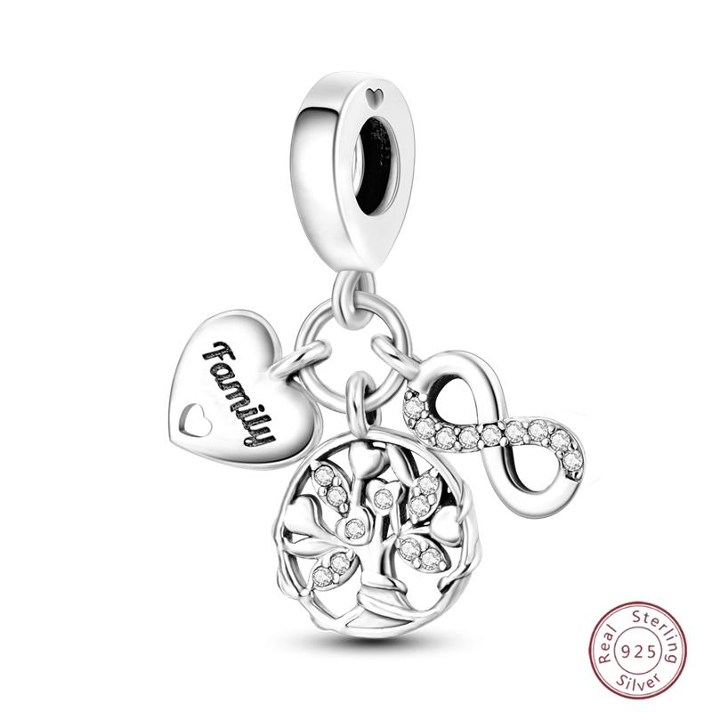 100% Copper Love Tree Sparkling Zirconia Beads 3Mm Diy Holiday Exquisite Jewelry Gift Making