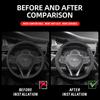 Suitable for Toyota Suede Matte Carbon Fiber Texture Steering Wheel Cover Suitable for Chr Yaris Auris Rav4 Corolla Hilux Wish Roomy Aqua Priu