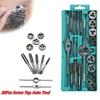 Tap and Die Set M3 To M12 12/20PCS Hand Thread Repair Tool Kit with Straight Taper Taps for Precise Thread Cutting