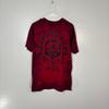 American Fighter Shirt Mens Large Red Black Premium Athletics Graphic Tee Buckle