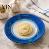 Ceramic Kitchen Gadget Garlic Grater Plate, Manual Grinding Tool for Ginger Spice, Grinder Plate Non-Stick Fruits Vegetables, Multifunctional