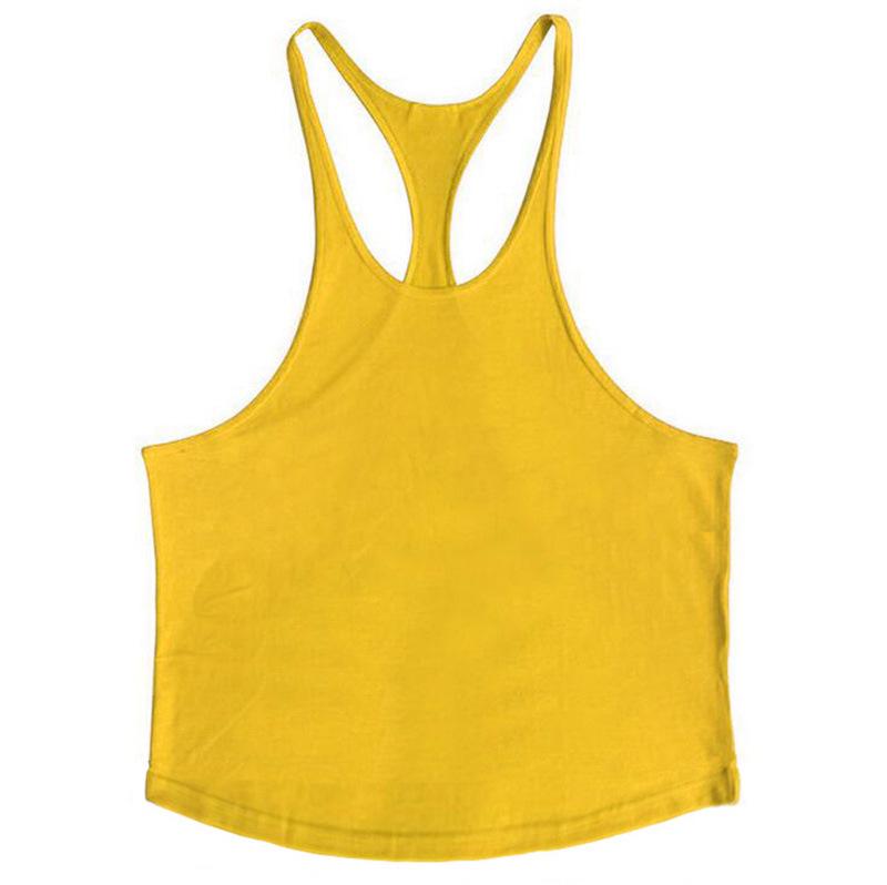 Herren Sommer Baumwoll Träger Tanktop für Bodybuilding & Fitness