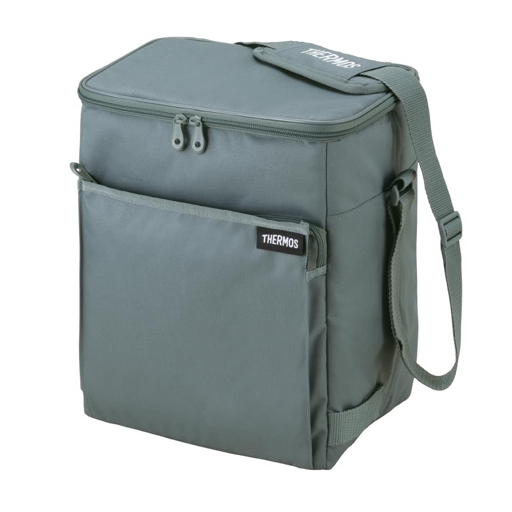Soft Cooler 15L Insulated Foldable and Box Large Capacity Model GY ProductThermos Gray, Bag, 5-Layer Insulation, Compact, Water-Repellent Fabric,