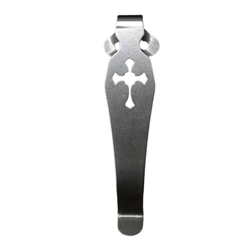 

Folding Knifee Back Clip Knifee Tool DIY Accessories Titaniums Alloy Folding Knifee Holder Knifee Pocket Back Clip
