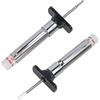 Tire Depth Thread Gauge 0-25mm Auto Wheel Diagnostic Tool Meter Measurer Handheld Tire Accessories(Single Color)