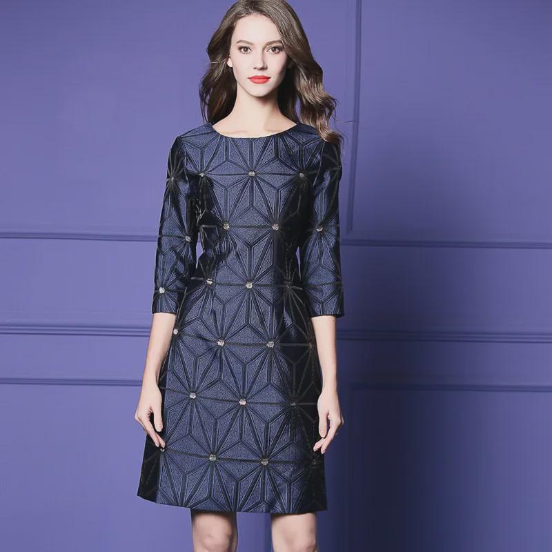 

Blue Jacquard Skirt XXL королівський синій колір