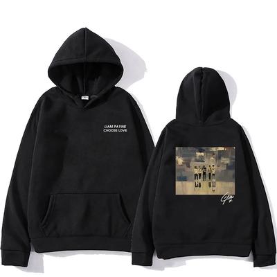 Liam Payne Choose Love Mikina Dámské Mikiny Harajuku Estetické Unisex Zimní Fleecová Mikina Vintage