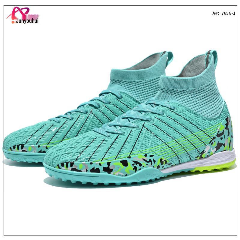 Junyouhui Unisex High-Top TF Soccer Cleats 45