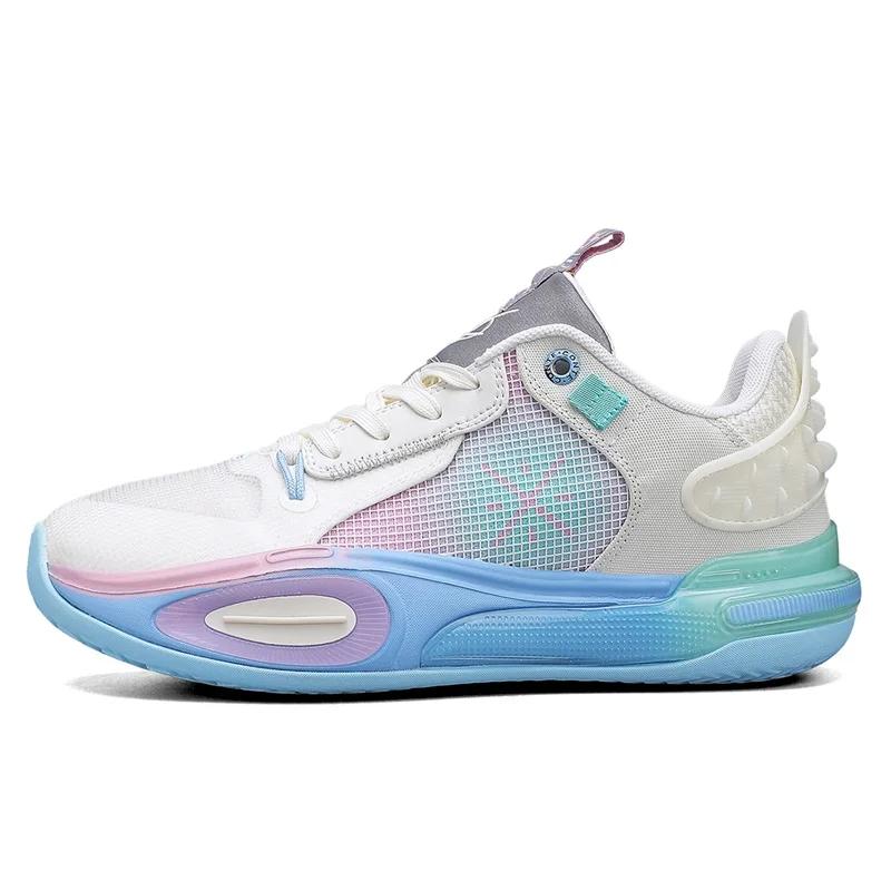 Fashion New Men Basketball Shoes Training Student Breathable Comfortable Non-Slip Sports Original Male Athletic Sneakers Shoes