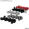 For JEEP Grand Cherokee Compass Wrangler Renegade JK JL Patriot Badge  Auto Stickers Accessories ABS Car Front Grille Emblem