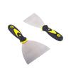 Two-Color Stainless Steel Putty Scraper: Thickened Decorative Shovel and Cleaning Tool