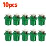 10Pcs T5 Car Dashboard Side Switch LED Light Colorful Bulbs Cars Interior Brightness 12V Instrument Lamp Auto Accessories