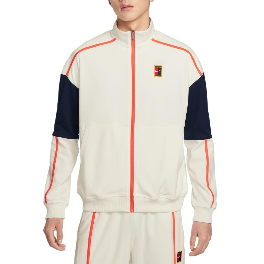 Nike Court Heritage Strickfleece Reißverschlusskragen Langarm Tennishemd Herren Oberteile FZ6926-133