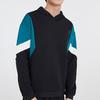 Li Ning Color Block Kapuzen-Sport-Sweatshirt Herren Sweatshirts Schwarz AWDQ107-1