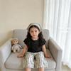 Floral Ruffled Baby Girl T-Shirt and Pants Set - 2026 Summer Collection