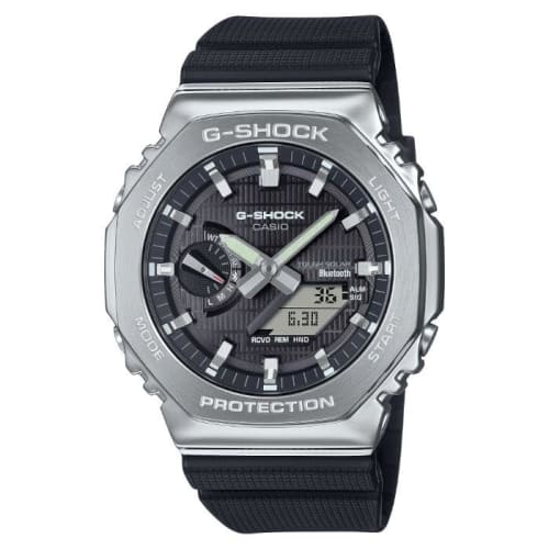 

Casio G-SHOCK G-STEEL Smartphone Link Casio Solar Analog-Digital Watch Black GBM-2100-1A Overseas Model