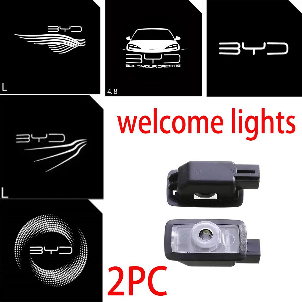 Dla BYD EV Han DM Song PLUS Qin PRO Seal EA1 Oświetlenie drzwi samochodowych światła powitalne światła ostrzegawcze wyjścia światła sygnałowe nocne