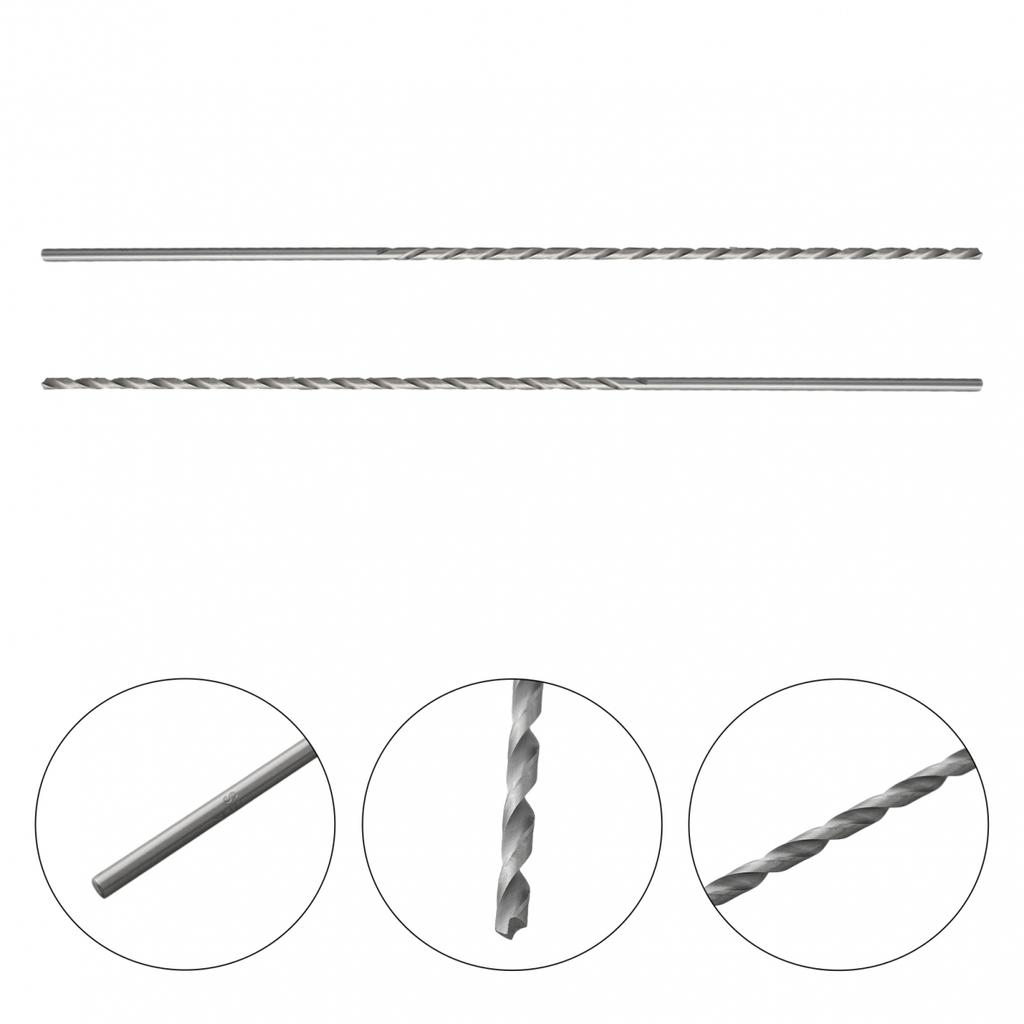 Extra-Long Series Mini HSS Metal-Wood Drill Bits Straight Shank-Tools